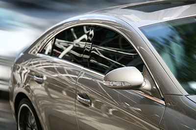 car driving through Arlington, Texas